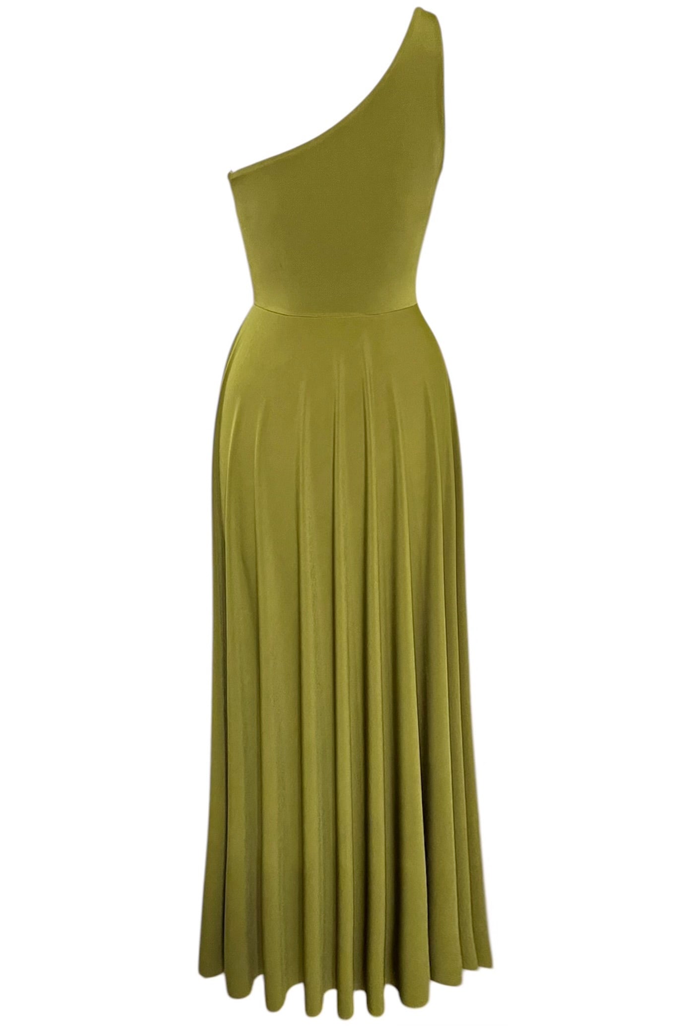 Camila Asymmetric Neckline Maxi Dress with Cutout-CUSTOMIZED COLOR