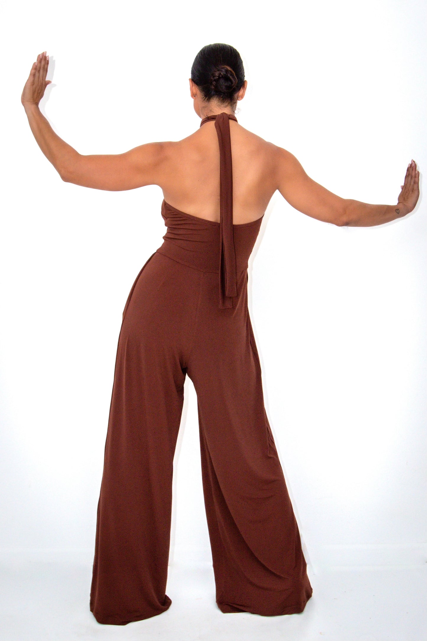 Elena Cutout & Wide Leg Jumpsuit- CUSTOMIZED COLOR