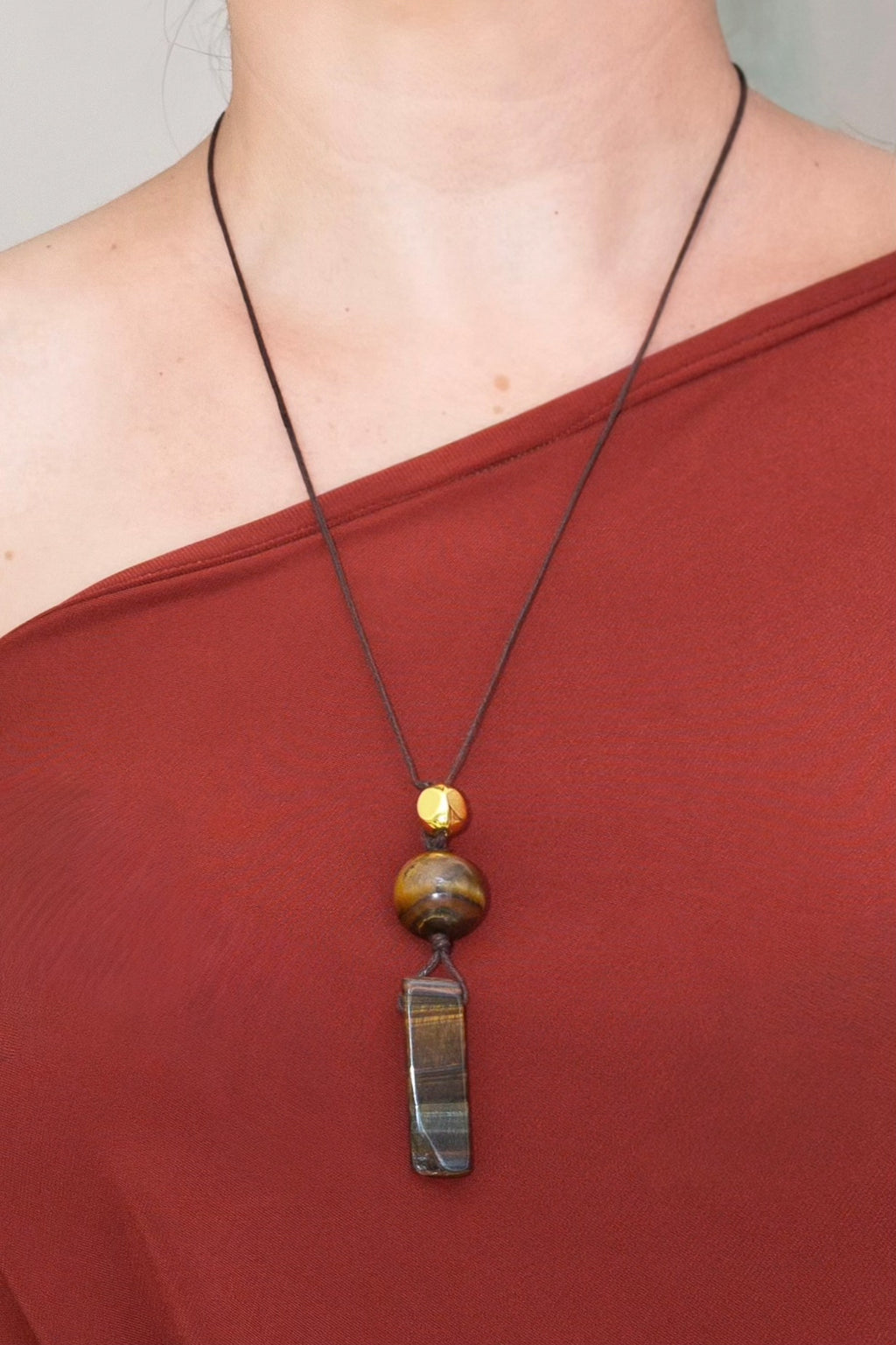 The Fearlessness Tiger's Eye Pendant
