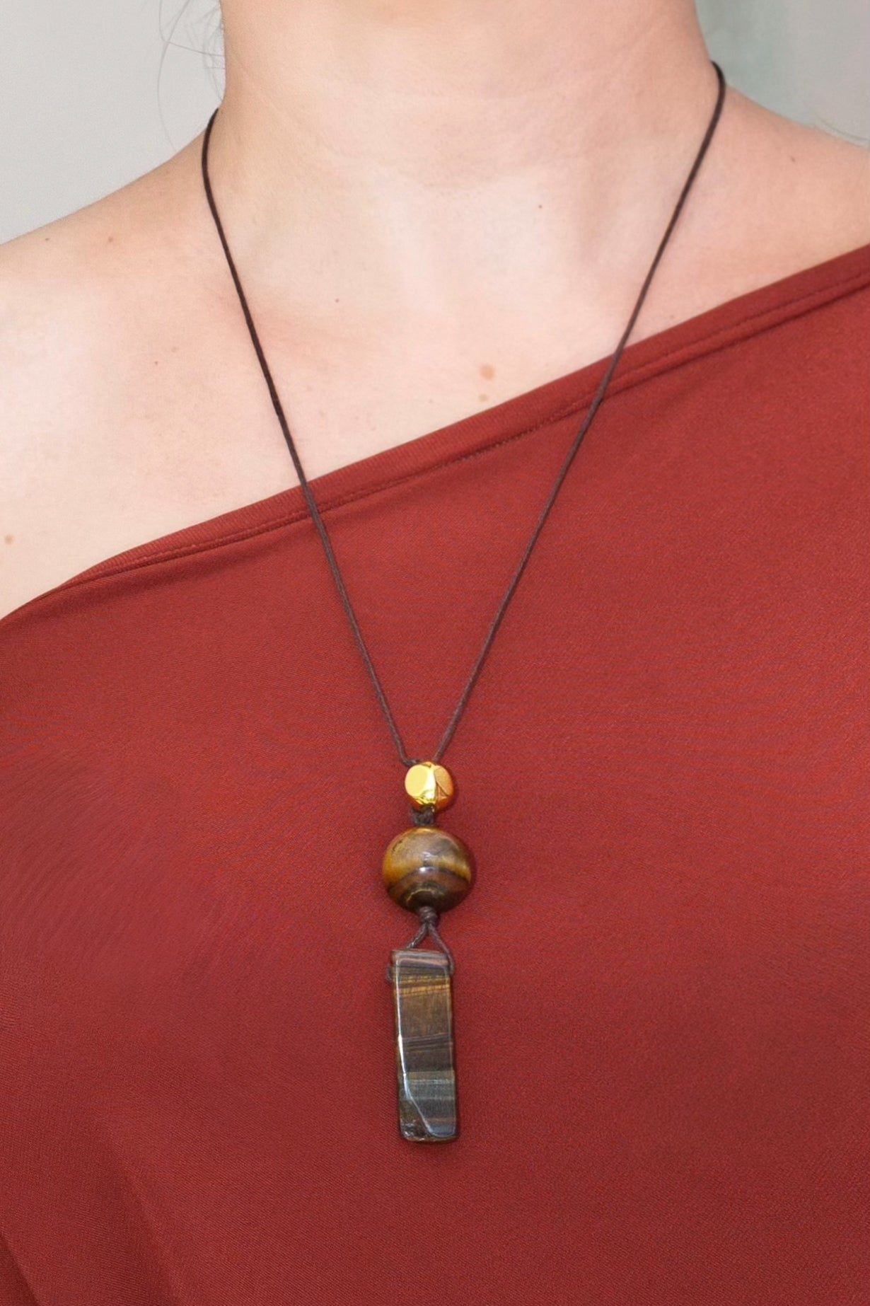 The Fearlessness Tiger's Eye Pendant