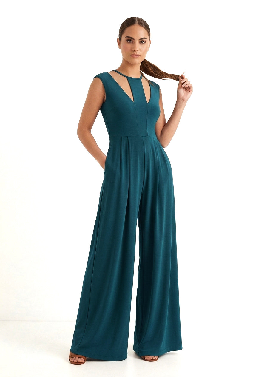 Claret Wide Leg Jumpsuit- CUSTOMIZED COLOR