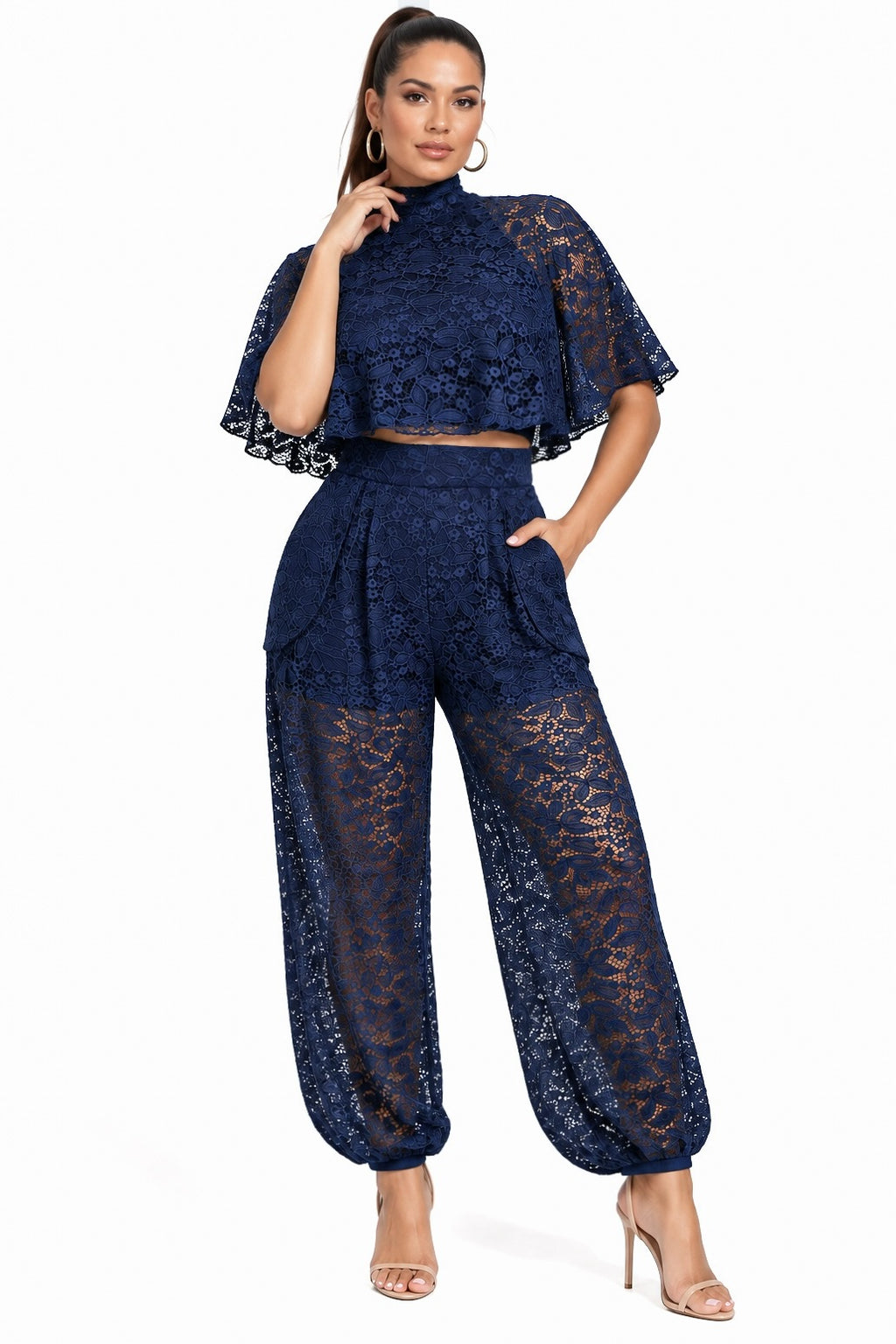 Isadora Lace Cape & Balloon Pants Set – CUSTOMIZED LACE