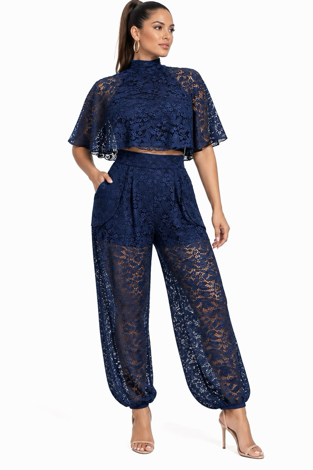 Isadora Lace Cape & Balloon Pants Set – CUSTOMIZED LACE