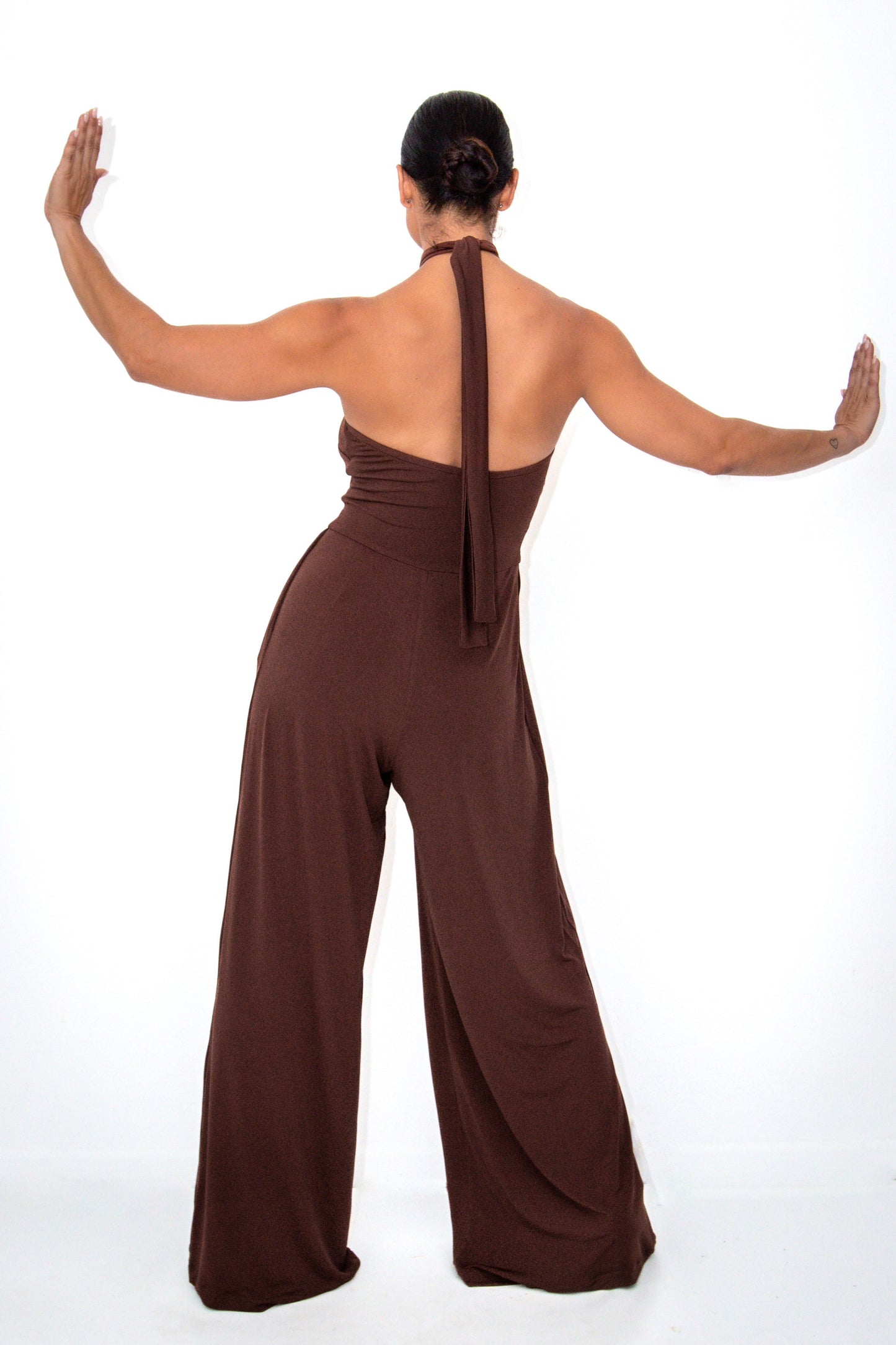 Elena Cutout & Wide Leg Jumpsuit- CUSTOMIZED COLOR