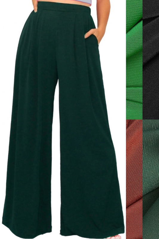 Craving Comfort High Waist Palazzo Pants- CUSTOMIZED COLOR