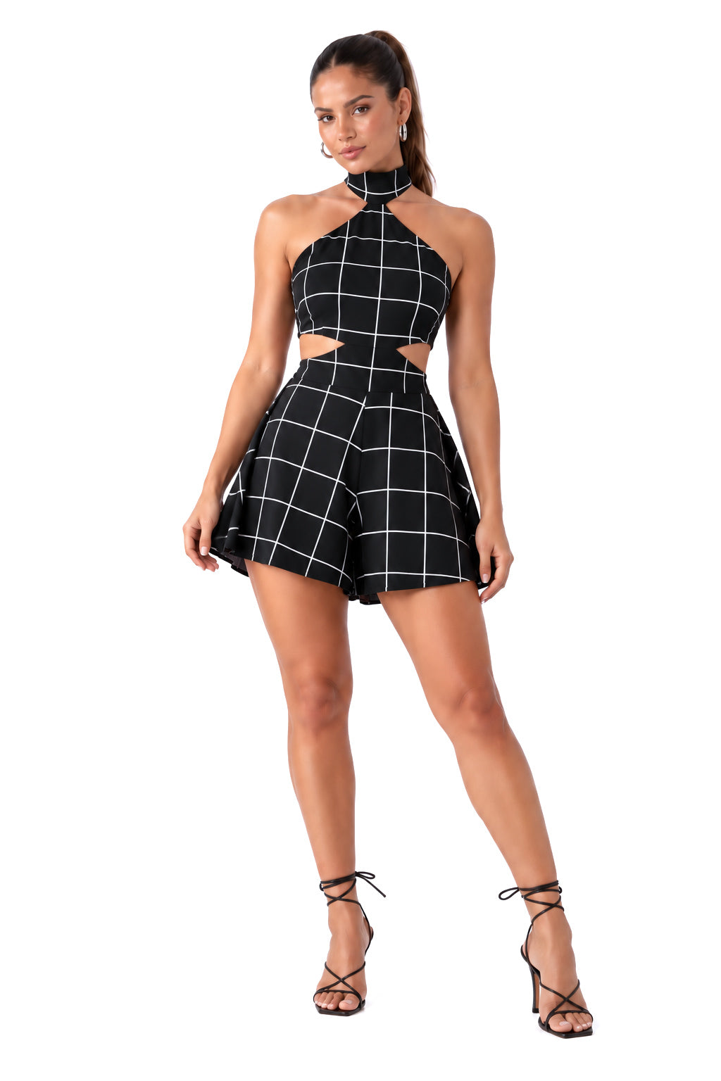 Elena Cutout Romper – CUSTOMIZED PRINT