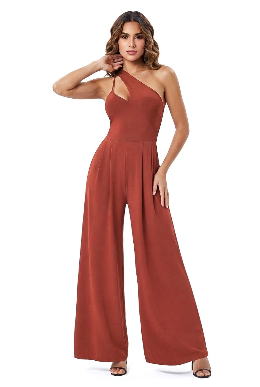 So Comfy Asymmetric Wide Leg Jumpsuit-CUSTOMIZED COLOR