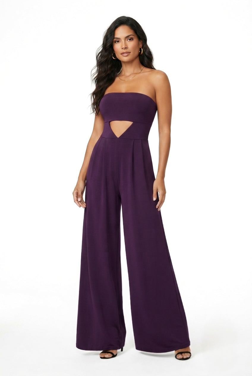 Lía Cutout & Wide Leg Jumpsuit – CUSTOMIZED COLOR