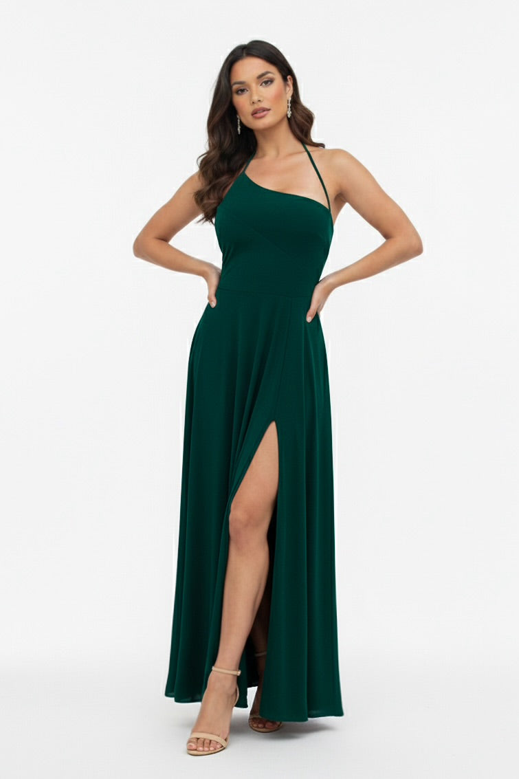 Effortless Muse Asymmetrical Maxi Dress-CUSTOMIZED COLOR