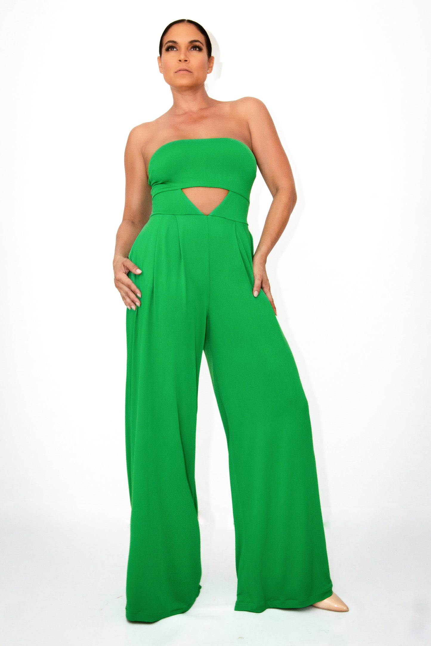 Lía Cutout & Wide Leg Jumpsuit – CUSTOMIZED COLOR
