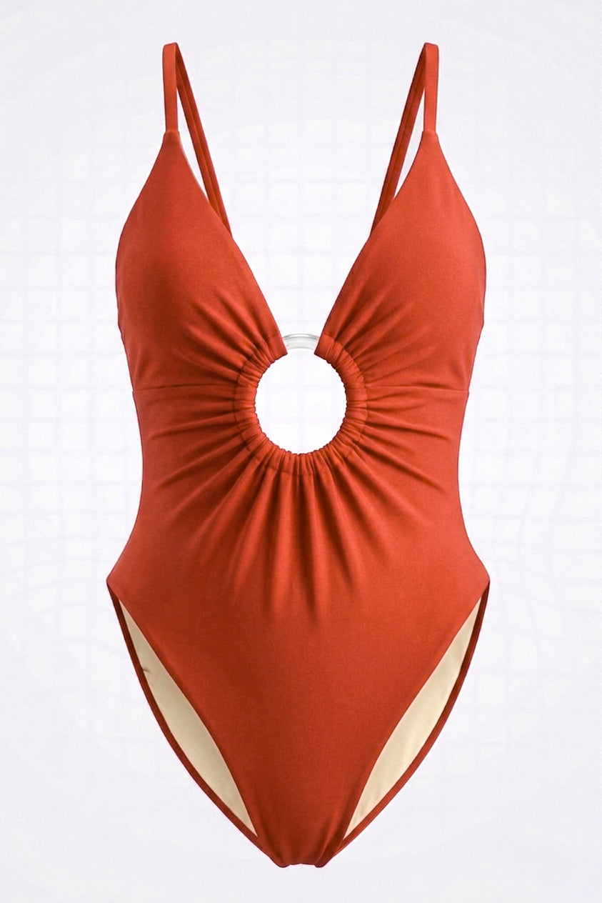 Palomino Shore Ring One Piece - Burnt Orange
