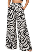 Craving Comfort Zebra High Waist Palazzo Pants