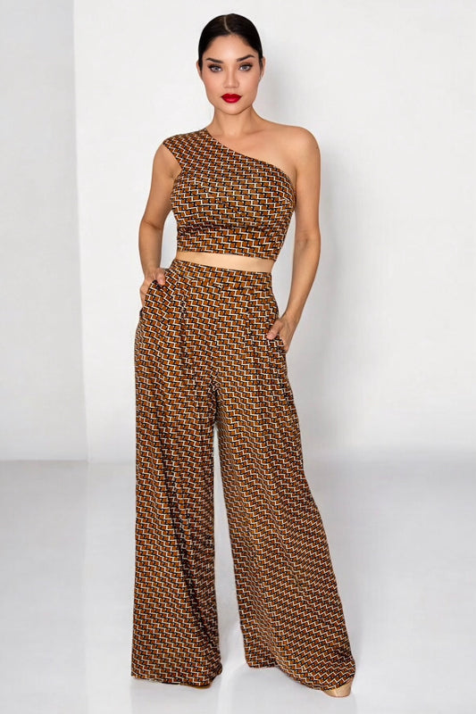Chocolat Comfy High Waist Palazzo Pants