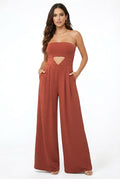 Lía Cutout & Wide Leg Jumpsuit – CUSTOMIZED COLOR
