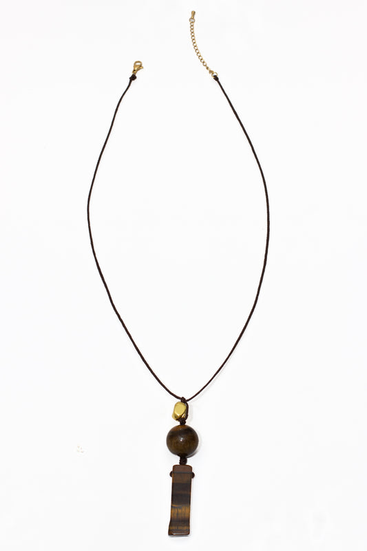 The Fearlessness Tiger's Eye Pendant