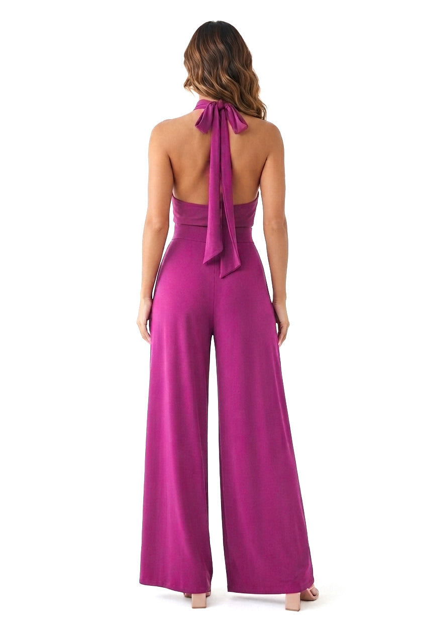 Elena Cutout & Wide Leg Jumpsuit- CUSTOMIZED COLOR