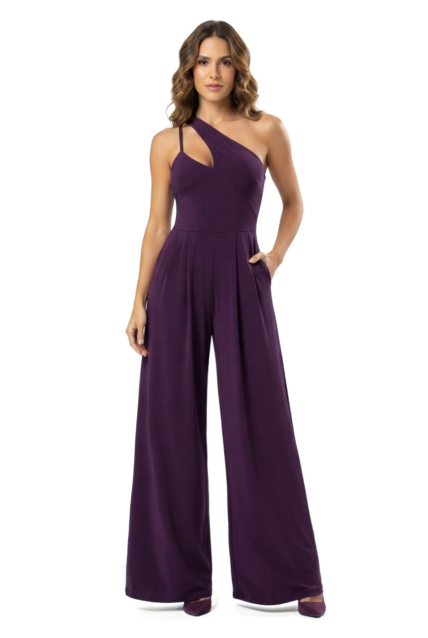 So Comfy Asymmetric Wide Leg Jumpsuit-CUSTOMIZED COLOR