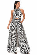 Bold Instinct Zebra Draped Tunic