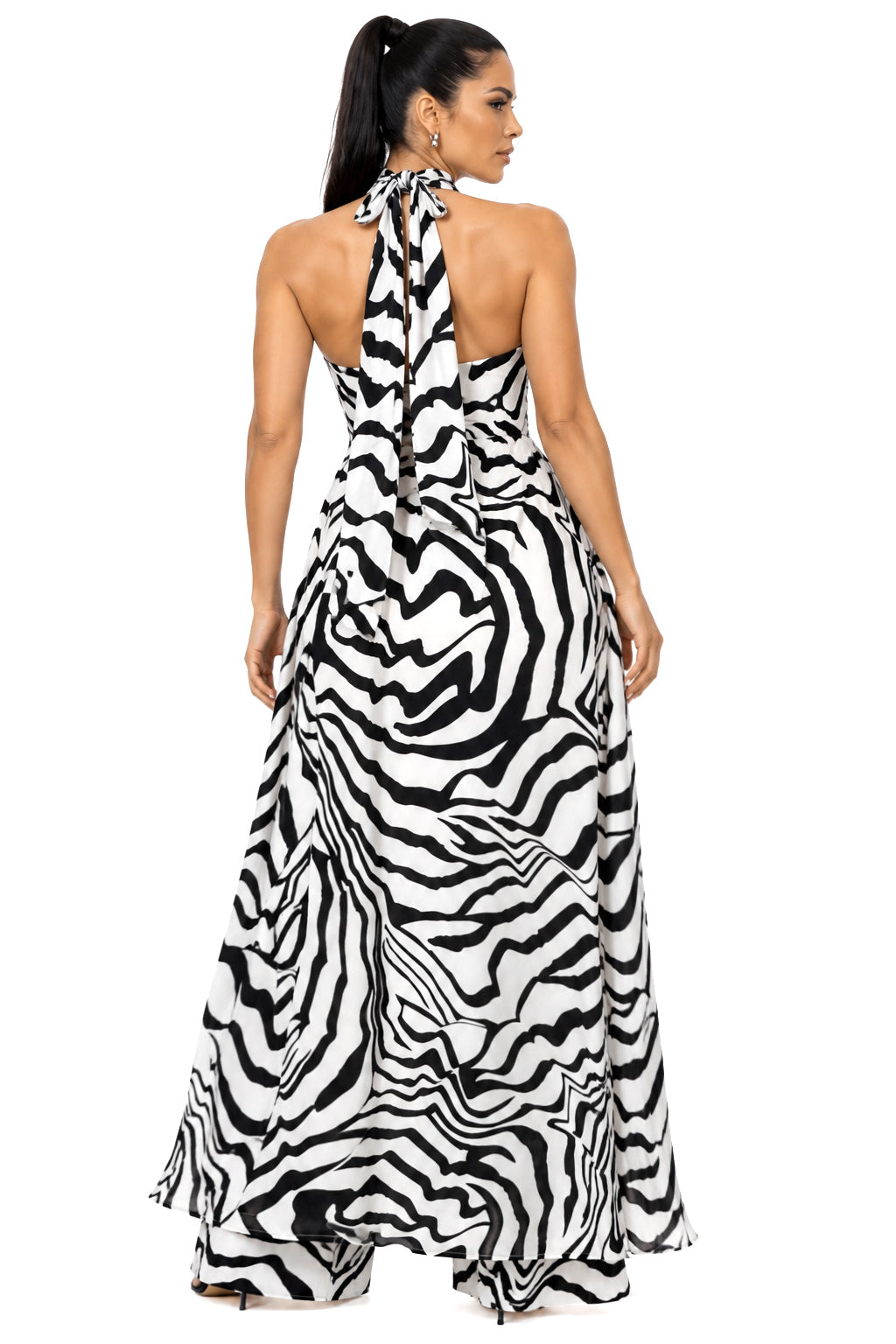 Bold Instinct Zebra Draped Tunic